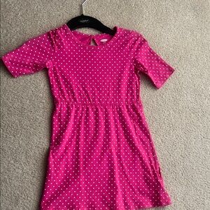 Pink Polka Dot Kids Dress